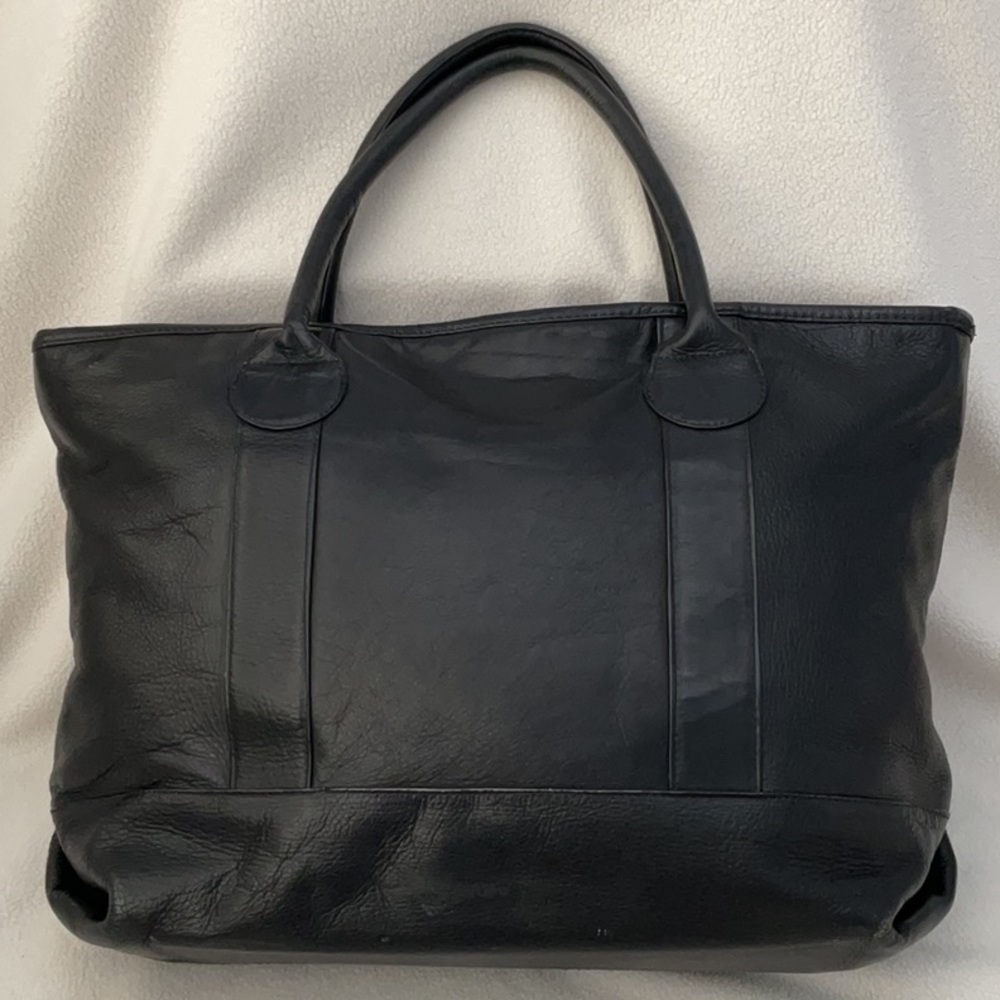 CLAVA NANTUCKET LEATHER TOTE - Picture 8 of 13